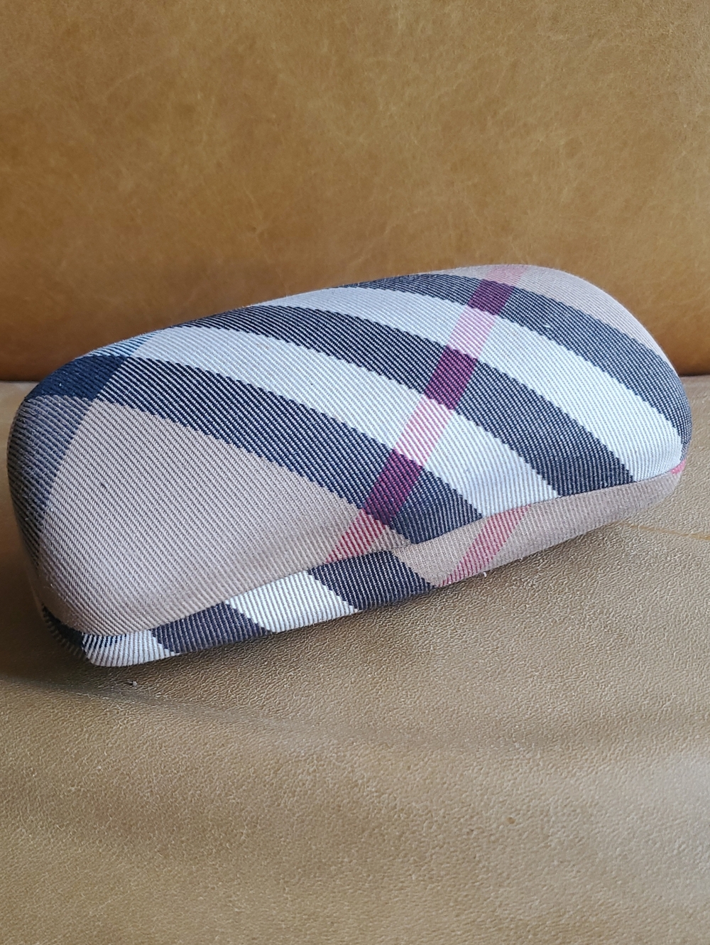 Burberry Nova Check Hard Eyeglass Sunglasses Case